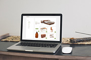 psd template online shop, a Websites & App Template by Solart (Thumbnail 2 of 8)