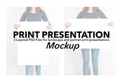 Artwork Presentation Mockup Female, a Product Mockup by Studio W&W (Thumbnail 1 of 4)
