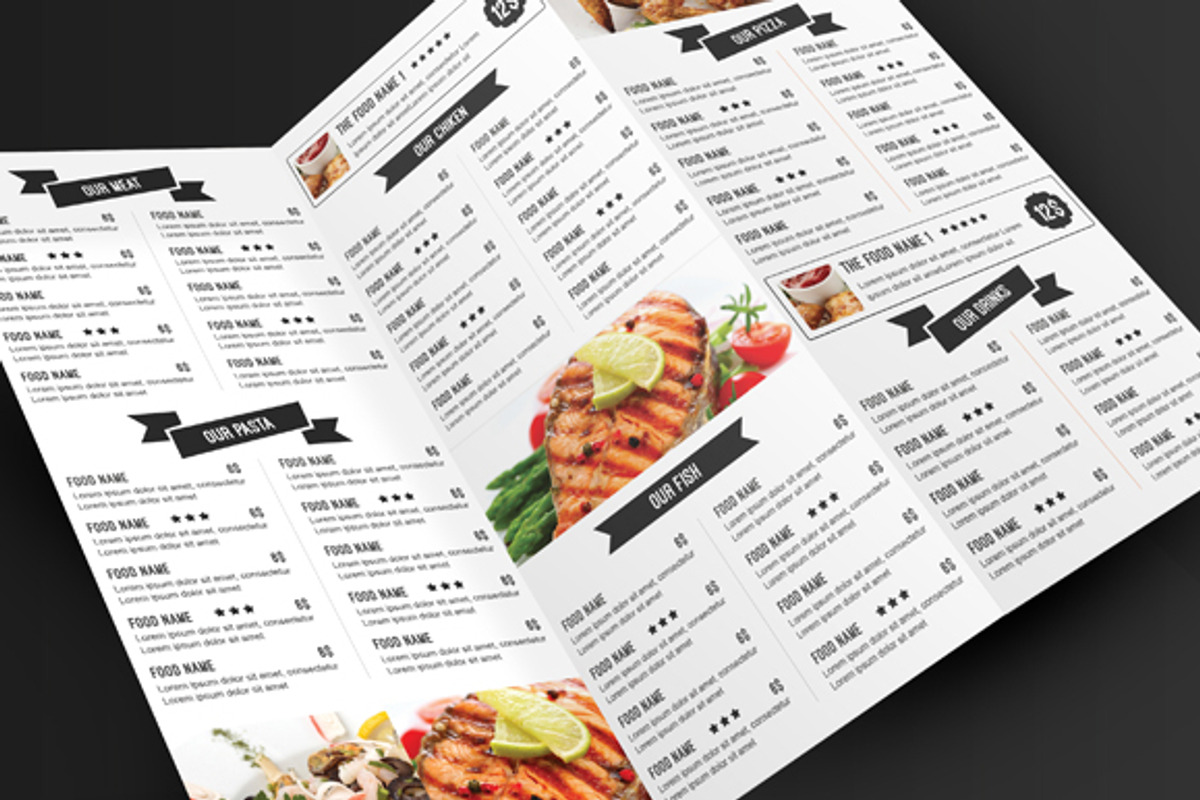 Simple & Clean Food Menu, a Brochure Template by Nody4Design (Photo 3 of 5)
