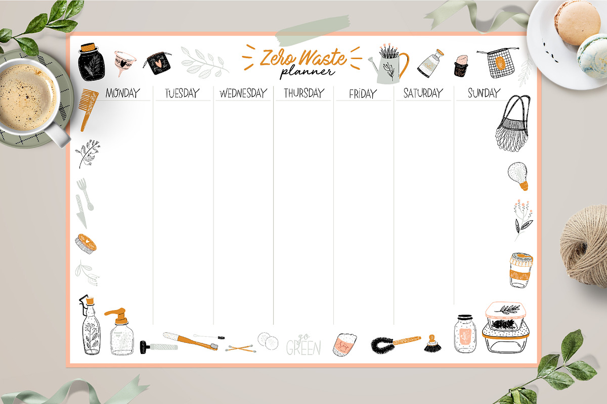 BUNDLE STATIONERY planners calendars, an Object Graphic by Ruslana Lubenets (Photo 34 of 96)