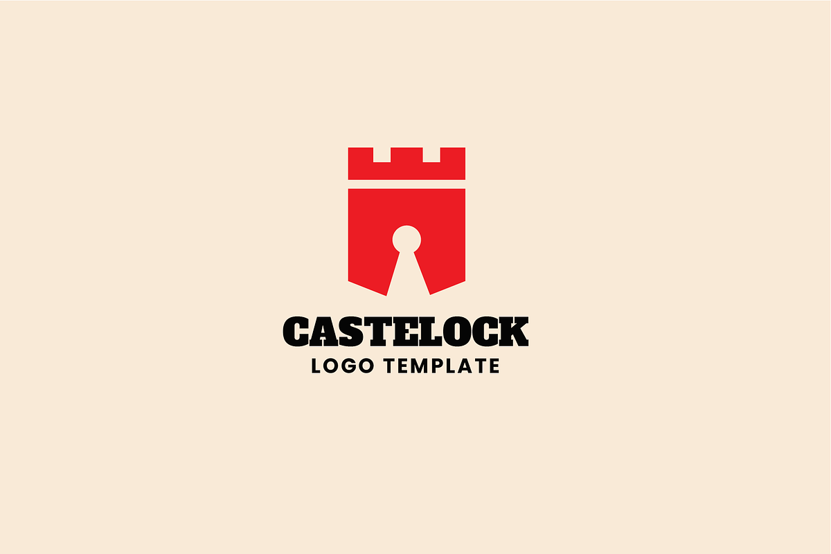 Lock Castle Logo Template, a Branding & Logo Template by Dqa (Photo 1 of 2)