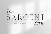 the SARGENT serif, a Serif Font by Muflieart (Thumbnail 1 of 7)