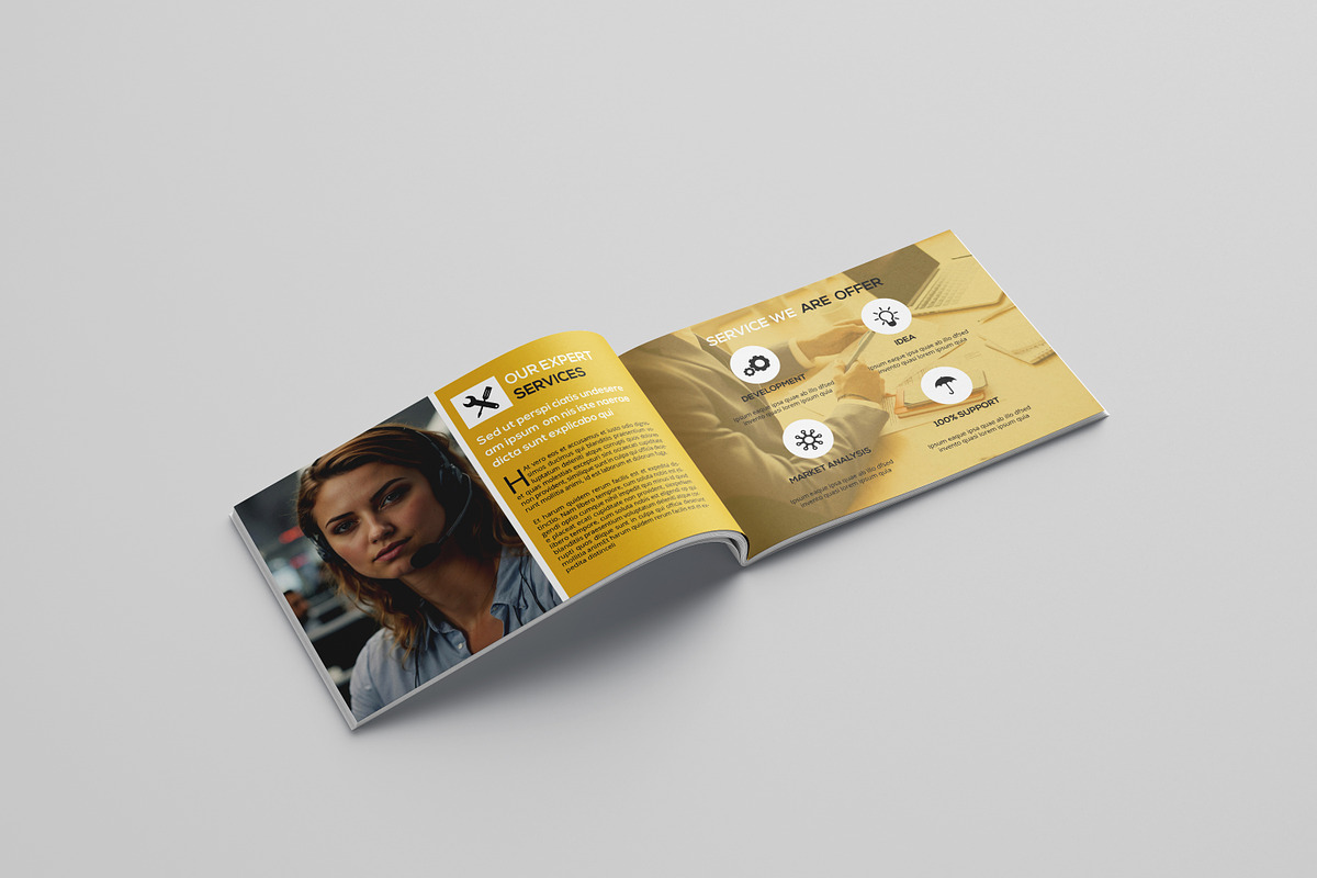 Business Brochure Template, a Brochure Template by retrographix (Photo 3 of 9)