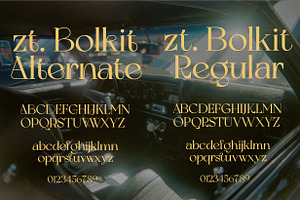 ZT Bolkit - Display Serif