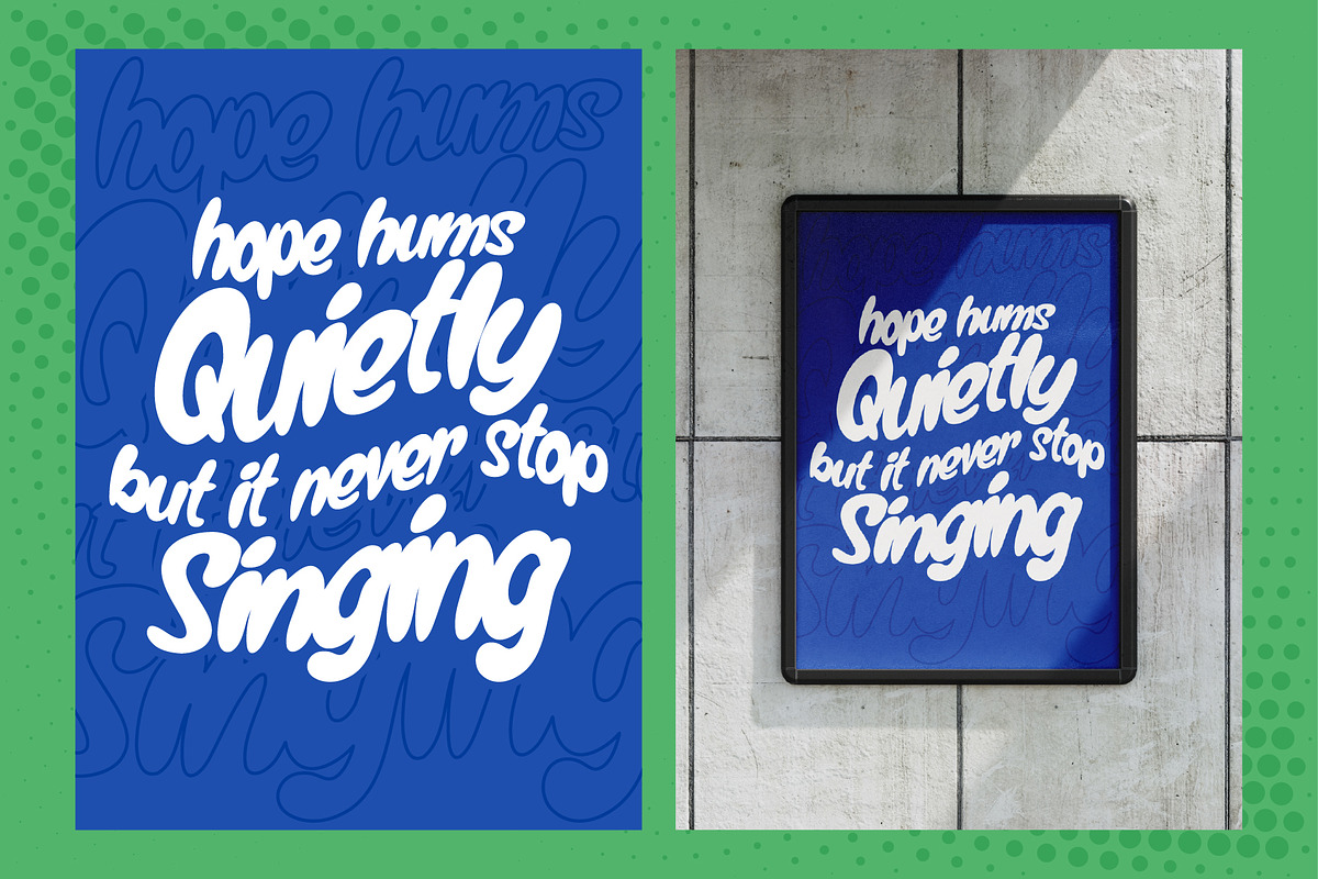 Gumybops - Bubble Display Font, a Sans Serif Font by Snape Design Studio (Photo 10 of 12)