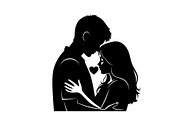 Couple Love Silhouette Bundle, an Illustration by jahid234 (Thumbnail 26 of 48)