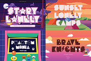 Gaming Unique Font Bundle, a Sans Serif Font by Flawless And Co (Thumbnail 4 of 11)