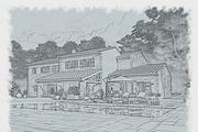 Architecture Sketch Photoshop Action, an Action Add-On by MRI STUDIO (Thumbnail 8 of 17)