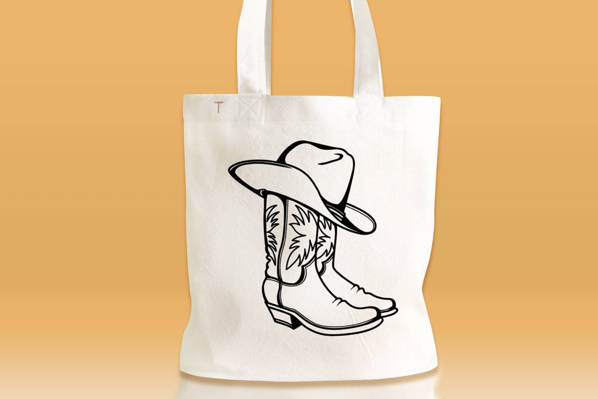 Cowboy boots, western hat vector, an Object Illustration by TanchaArt (Photo 6 of 7)