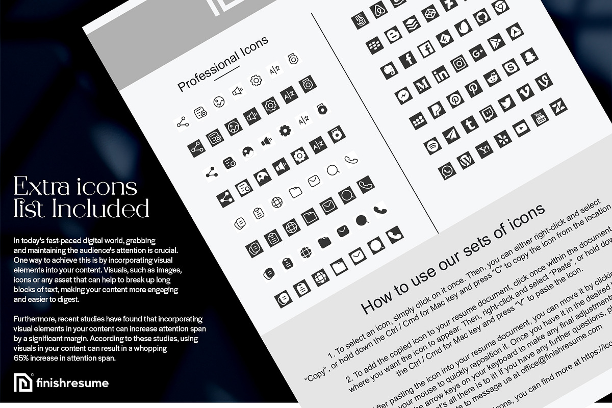 Video editor resume template, a Resume Template by FinishResume (Photo 7 of 11)