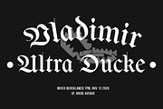 Bulldach Lettra | Blackletter Gothic, a Blackletter Font by Jolicia Type (Thumbnail 10 of 12)