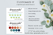 Disco Retro party dresscode card, a Card Template by EvaTemplates (Thumbnail 2 of 5)
