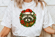 Christmas Raccoon PNG, an Illustration by Craft Nest (Thumbnail 6 of 6)