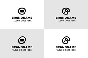 Letters EM ER Dynamic Logo Set, a Branding & Logo Template by Pray Art Design Studio