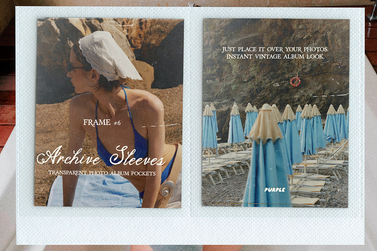 Archive Sleeves: Photo Overlays, a Texture Graphic by Purple (Photo 4 of 11)