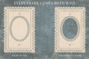 Antique Paper Lace Frames, an Object Graphic by Century Library (Thumbnail 2 of 9)