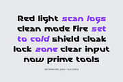 CS Elroy – Techno Font, a Sans Serif Font by Craft Supply Co. (Thumbnail 5 of 8)
