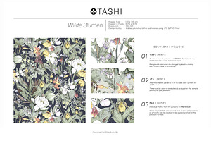 Wilde Blumen, Exquisite Print Design