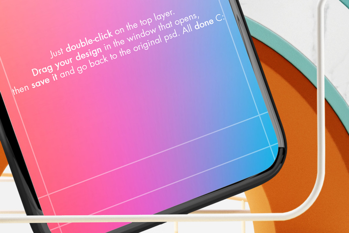 iPhone X Creative Mockups Set, an iPhone Mockup by As Good As Possible (Photo 5 of 16)