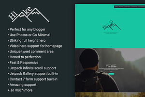 Hike - A Blog Theme for the Wanderer