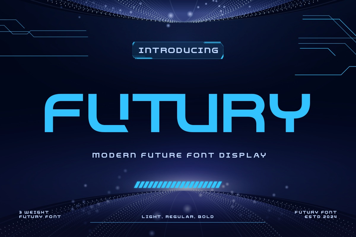 Futury - Modern Futuristic Font