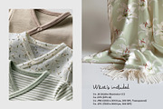 White Lily Seamless Pattern Set, a Pattern Graphic by Momosama Studio (Thumbnail 5 of 5)