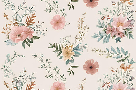 Flower pattern wildflower floral, a Wallpaper Photo by ComfortQ