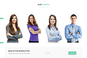 Material Design Agency HTML Theme, a Bootstrap Template by Themeplaza (Thumbnail 6 of 7)