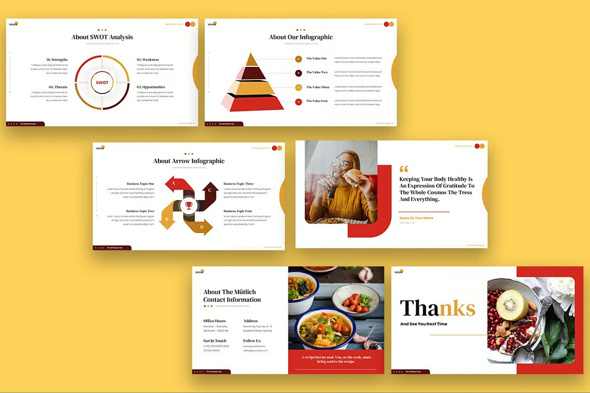 Mutlich - Food Powerpoint Templates, a Presentation Template by Fit-tee (Photo 3 of 6)
