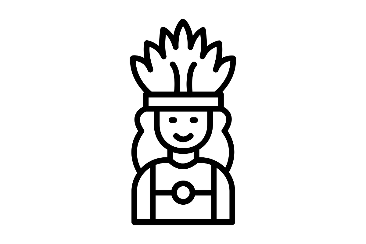 Native Line Icon, an Icon by Pexelpy (Photo 2 of 2)