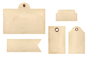 Vintage Paper Stationery Elements, a School & Education Photo by jessicamdesign