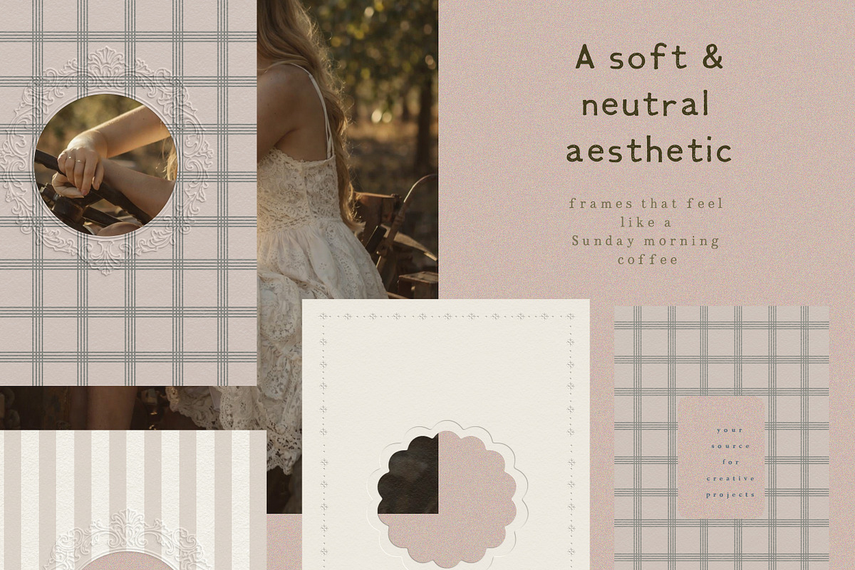 Cottagecore Patterned Backgrounds, a Background Graphic by Laras Wonderland (Photo 7 of 12)