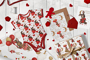Cute Watercolor Set Bunnies In Love, an Animal Illustration by ViktoriyaD (Thumbnail 2 of 7)