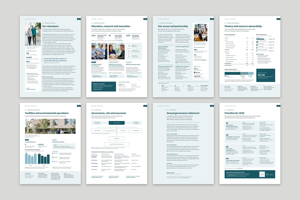 Hospital Annual Report Template, a Brochure Template by BrandPacks (Photo 4 of 6)