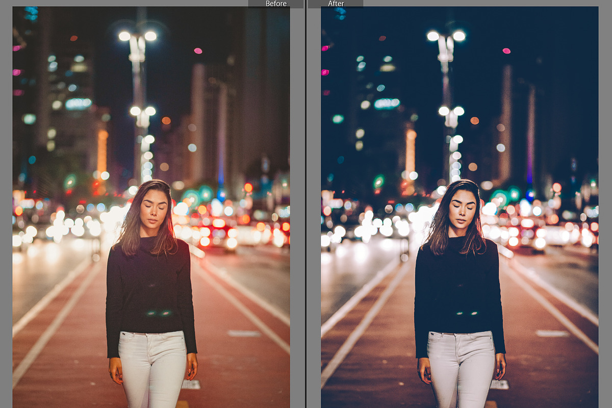 Night Photography Lightroom Preset, a Layer Style Add-On by GeorgeKhelashvili (Photo 6 of 9)