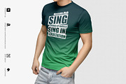 Realistic T-Shirt Mock-Up, a Shirt Mockup by Mock-up Store (Thumbnail 5 of 8)