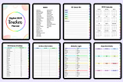 Digital 2025 Teacher Planner Rainbow, a Stationery Template by Mustafiz (Thumbnail 3 of 8)