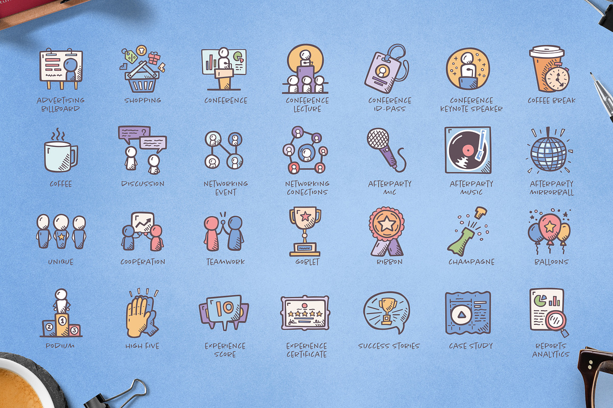 Business Hand-drawn Icons, an Icon by Good Stuff No Nonsense (Photo 4 of 12)