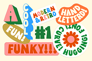 Big Bottom! Hand Lettered Font!, a Sans Serif Font by Studio Funshop by Kelli (Thumbnail 2 of 11)