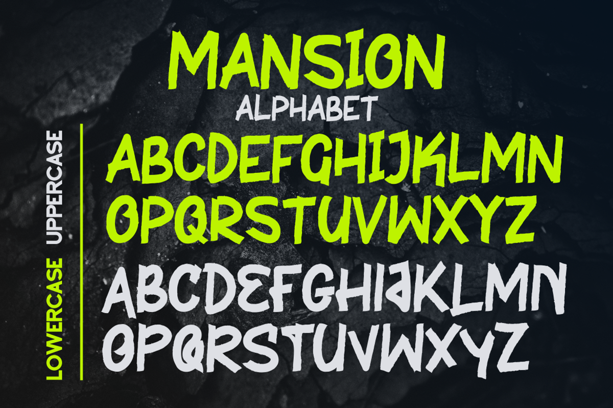Mansion - A Modern Brush Font, a Handwritten Font by Marvadesign (Photo 3 of 7)