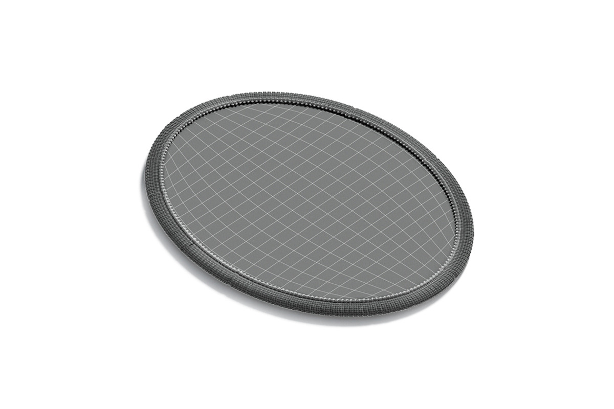 Oval Embroidered Patch 3D Model, an Object 3D Model by rebrandy (Photo 8 of 9)