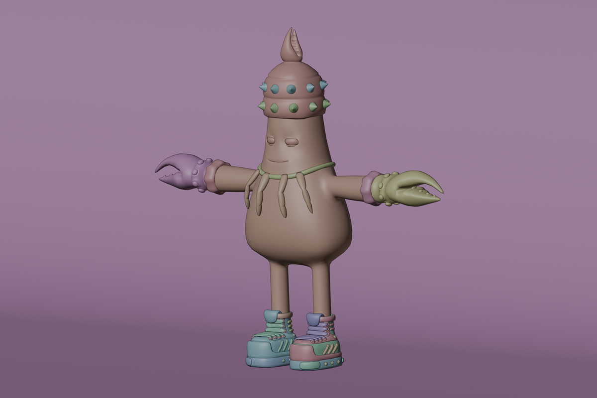 Water Monster 3D Character Pack, a Characters & Person 3D Model by Dudukbersama (Photo 7 of 11)