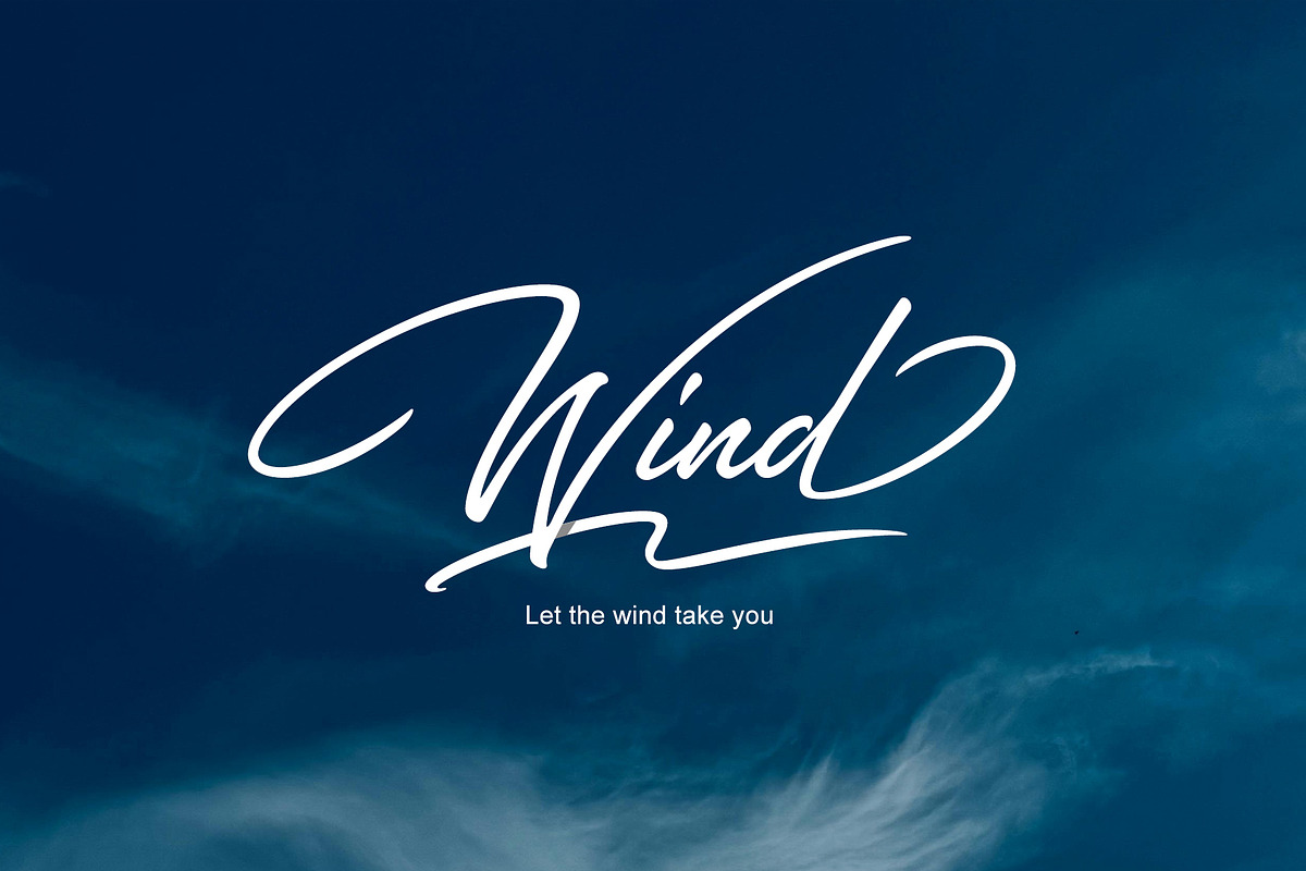 Blue Handwritten Font, a Script Font by sunnytudu (Photo 6 of 13)