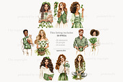 St Patricks Day Clipart, a Person Illustration by GlamArtZhanna (Thumbnail 4 of 8)
