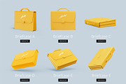 Papercraft Briefcase, a Work Illustration by TITO (Thumbnail 2 of 2)