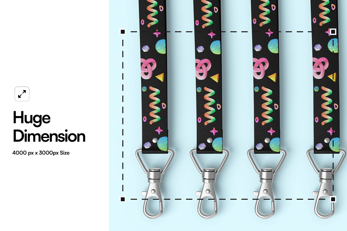 Lanyard Mockup, a Merchandise Mockup by SLAB! Design (Photo 3 of 9)