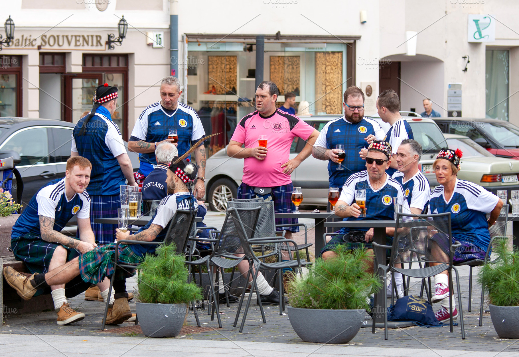 Scotland football team fans, a Person Photo by BOOCYS
