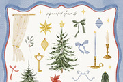 Watercolor Nostalgic Christmas, a Seasonal Illustration by ArtMaslyana (Thumbnail 5 of 12)