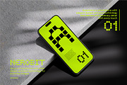 Nerobit - Pixel Typeface, a Sans Serif Font by Hakara Type (Thumbnail 5 of 9)
