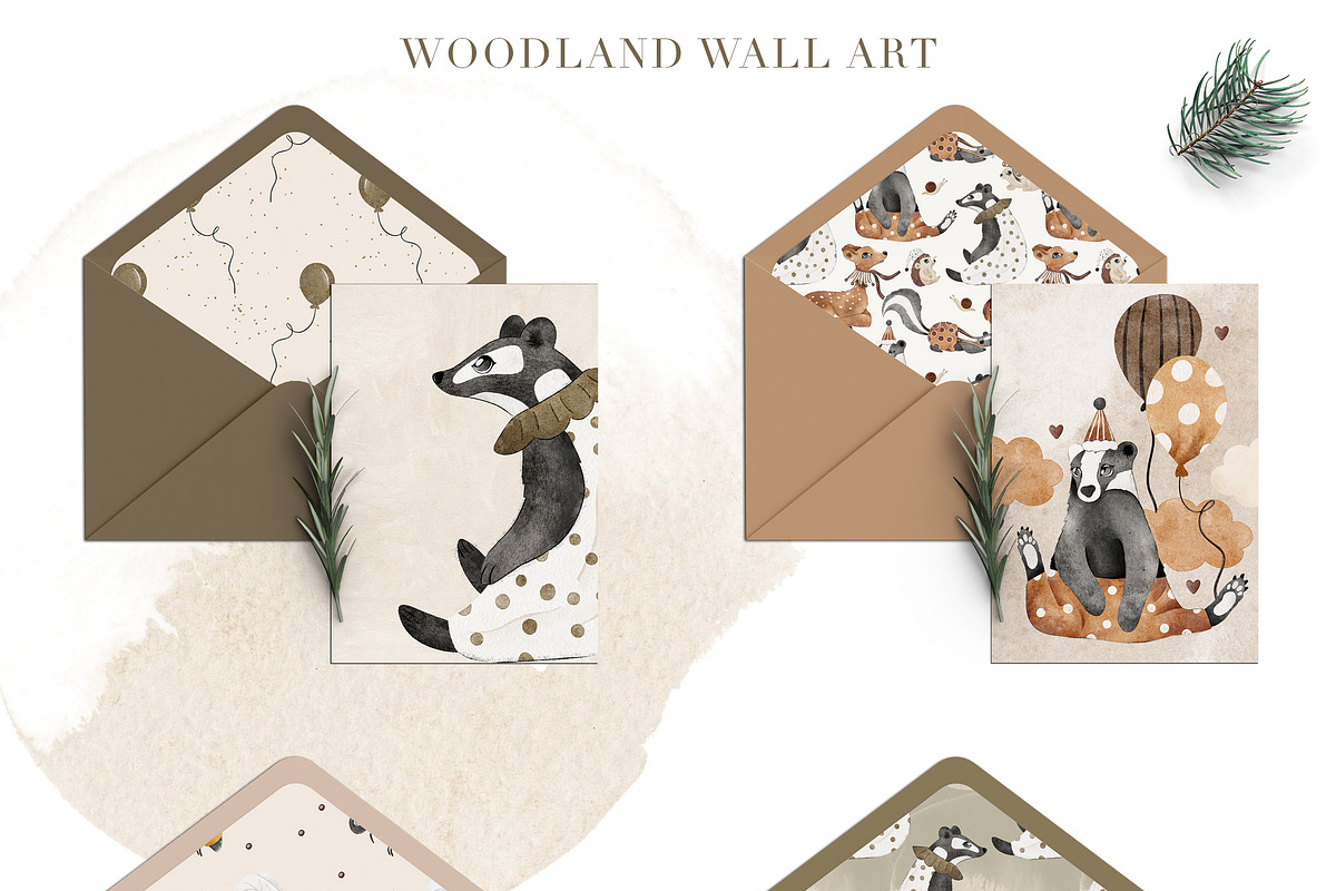 Magic Woodland Friends Collection, an Animal Illustration by Pati Paints (Photo 12 of 19)